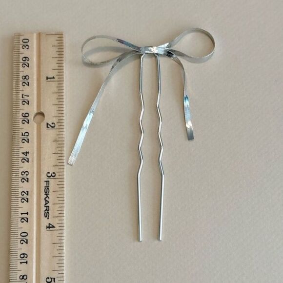 Elegant Silver Hair pin N1421 - Picture 4 of 4